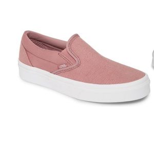 Classic Vans slip on 9.5 rose